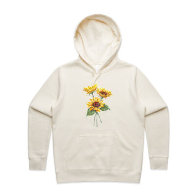 Sunflowers - AS Colour Womens Stencil Hood Thumbnail