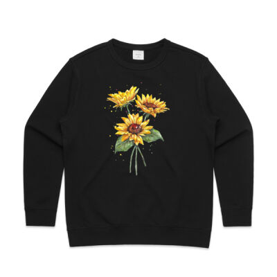 Sunflowers - AS Colour Womens Premium Crew Thumbnail