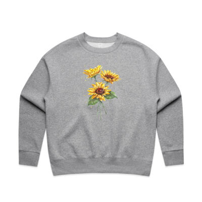 Sunflowers - AS Colour Women's Relax Crew Thumbnail
