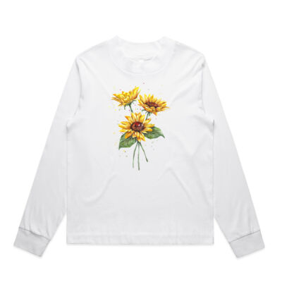 Sunflowers - AS Colour Womens Mock Longsleeve Tee Thumbnail