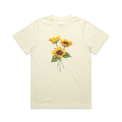 Sunflowers - AS Colour Womens Heavy Tee Thumbnail