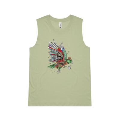Steampunk Kea - AS Colour Womens Upside Tank Thumbnail