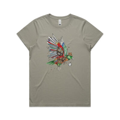 Steampunk Kea - AS Colour Womens Maple Faded Tee Thumbnail