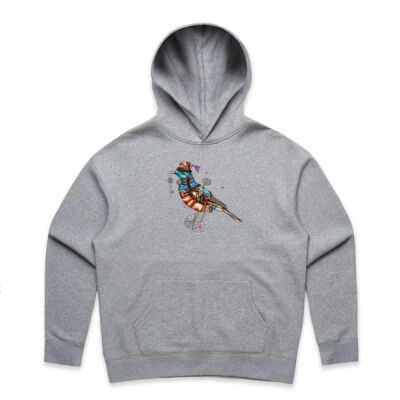 Steampunk Tui Bird - AS Colour Womens Relax Hood Thumbnail