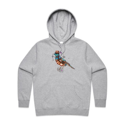 Steampunk Tui Bird - AS Colour Womens Stencil Hood Thumbnail