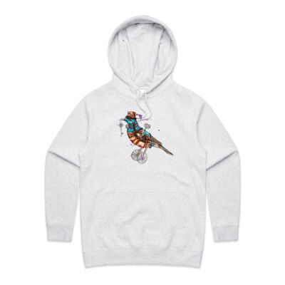 Steampunk Tui Bird - AS Colour Womens Supply Hood Thumbnail