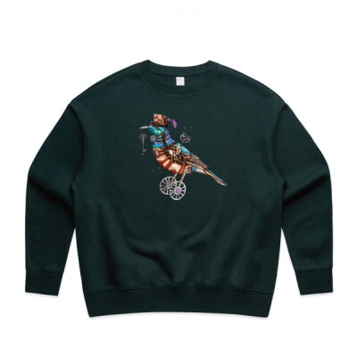 Steampunk Tui Bird - AS Colour Womens Heavy Crew Thumbnail