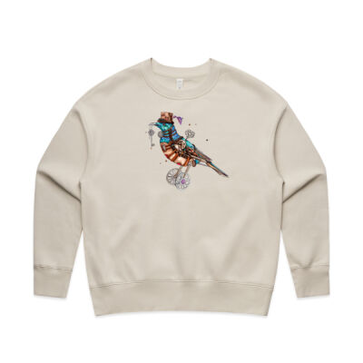 Steampunk Tui Bird - AS Colour Women's Relax Crew Thumbnail