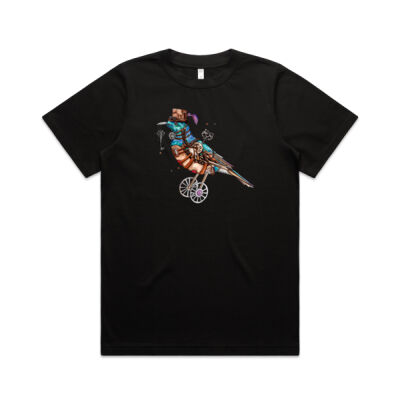 Steampunk Tui Bird - AS Colour Womens Heavy Tee Thumbnail
