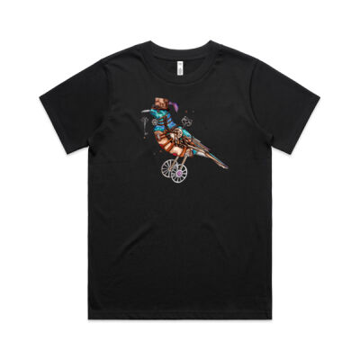 Steampunk Tui Bird - AS Colour Womens Classic Tee Thumbnail