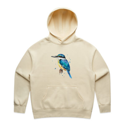 Perched Kingfisher - AS Colour Womens Relax Hood Thumbnail