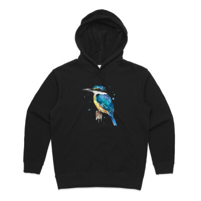 Perched Kingfisher - AS Colour Womens Premium Hood Thumbnail