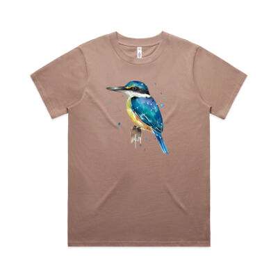 Perched Kingfisher - AS Colour Womens Classic Tee Thumbnail