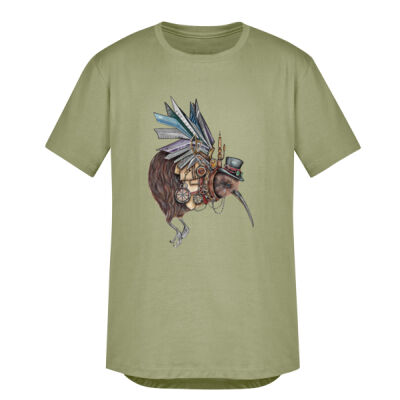 Steampunk Kiwi bird - Syzmik Mens Streetworx Tee  Thumbnail