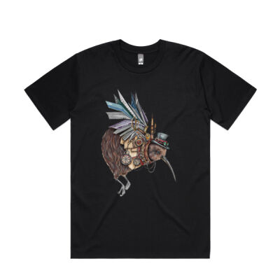 Steampunk Kiwi bird - AS Colour Mens Classic Minus Tee Thumbnail
