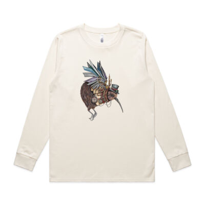 Steampunk Kiwi bird - AS Colour Womens Classic Longsleeve Tee Thumbnail