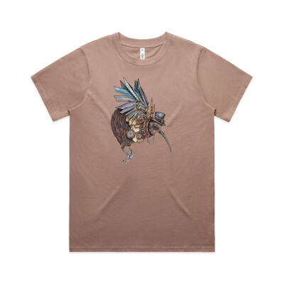 Steampunk Kiwi bird - AS Colour Womens Classic Tee Thumbnail