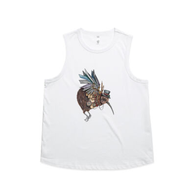 Steampunk Kiwi bird - AS Colour Womens Martina Tank Thumbnail