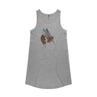 Steampunk Kiwi bird - AS Colour Womens Saturday Dress Thumbnail