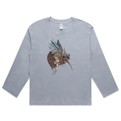 Steampunk Kiwi bird - AS Colour Womens Martina Longsleeve Tee Thumbnail