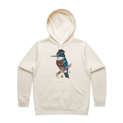Steampunk Kingfisher - AS Colour Womens Stencil Hood Thumbnail