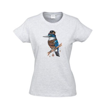 Steampunk Kingfisher - Biz Collection Ladies Ice Tee Thumbnail
