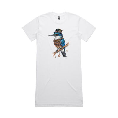 Steampunk Kingfisher - AS Colour Womens Oversized Dress Thumbnail