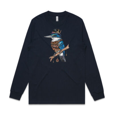 Steampunk Kingfisher - AS Colour Mens General Long Sleeve Tee Thumbnail