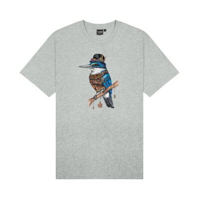 Steampunk Kingfisher - Cloke Mens Outline Tee Thumbnail