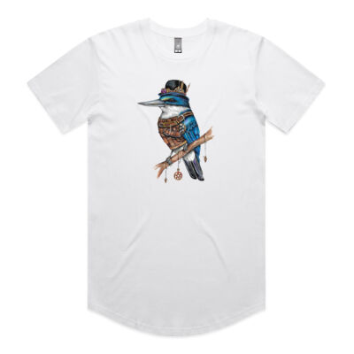 Steampunk Kingfisher - AS Colour Mens Staple Curve Tee Thumbnail