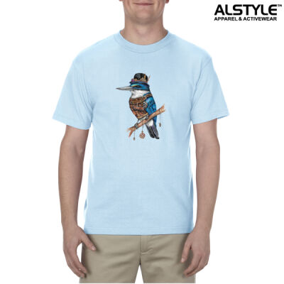 Steampunk Kingfisher - Alstyle Mens Tee Thumbnail