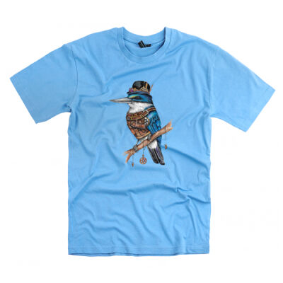 Steampunk Kingfisher - C-Force Mens Classic T Shirt Thumbnail