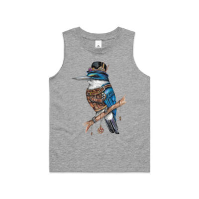 Steampunk Kingfisher - AS Colour Kids Barnard Tank Thumbnail