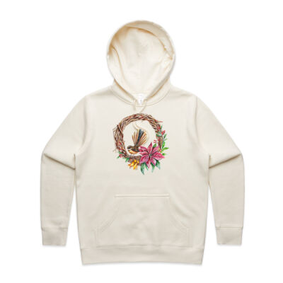 Fantail Wreath - AS Colour Womens Stencil Hood Thumbnail