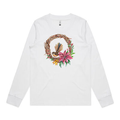 Fantail Wreath - AS Colour Womens Dice Longsleeve Tee Thumbnail