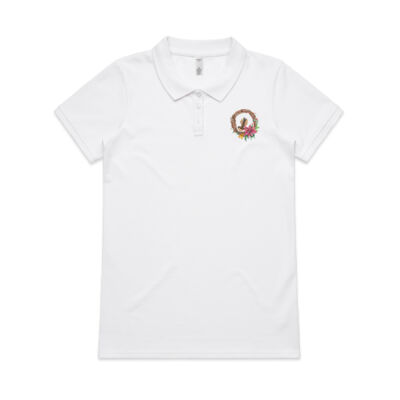Fantail Wreath - AS Colour Womens Pique Polo Thumbnail