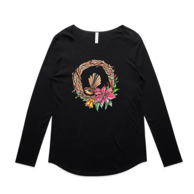 Fantail Wreath - AS Colour Womens Mali Long Sleeve Tee Thumbnail