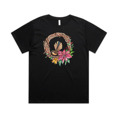 Fantail Wreath - AS Colour Womens Martina Boyfriend Tee Thumbnail