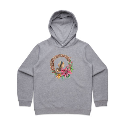 Fantail Wreath - AS Colour Kids Supply Hoodie Thumbnail