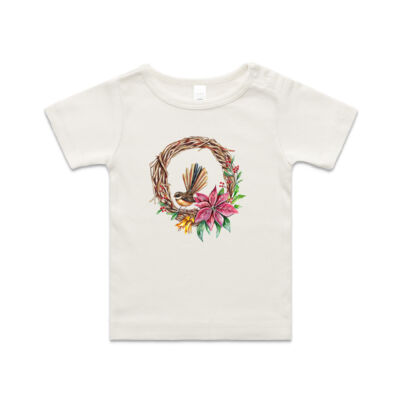 Fantail Wreath - AS Colour Organic Infant Wee Tee Thumbnail