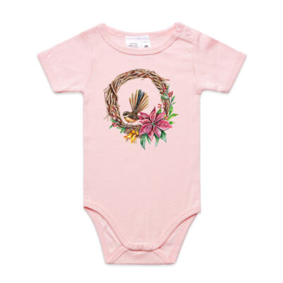 Fantail Wreath - AS Colour Organic Infant Mini-Me One-Piece Thumbnail