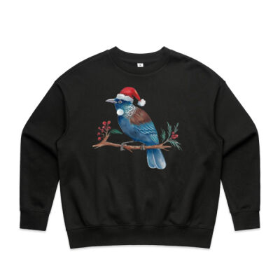 Christmas Tui Bird - AS Colour Womens Heavy Crew Thumbnail