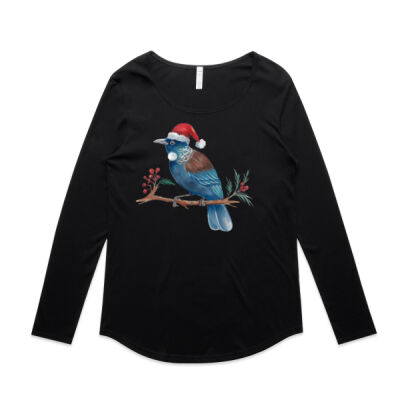 Christmas Tui Bird - AS Colour Womens Mali Long Sleeve Tee Thumbnail