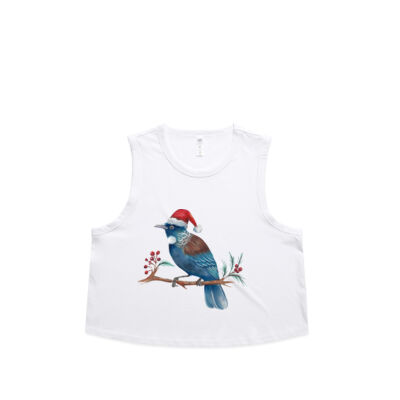 Christmas Tui Bird - AS Colour Womens Martina Crop Tank Thumbnail