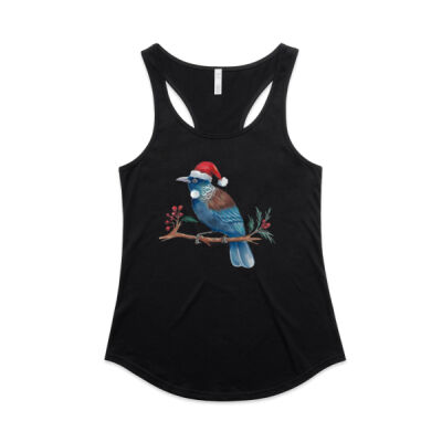 Christmas Tui Bird - AS Colour Womens Mali Racerback Singlet Thumbnail