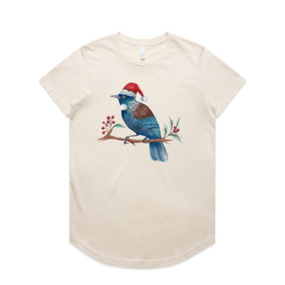 Christmas Tui Bird - AS Colour Womens Maple Curve Tee Thumbnail