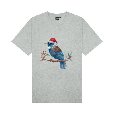 Christmas Tui Bird - Cloke Kids Outline Tee Thumbnail