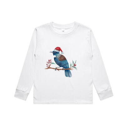 Christmas Tui Bird - AS Colour Kids Classic Longsleeve Tee Thumbnail