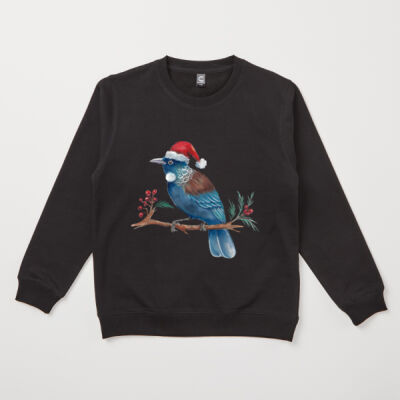 Christmas Tui Bird - C-Force Kids Fox Sweatshirt Thumbnail