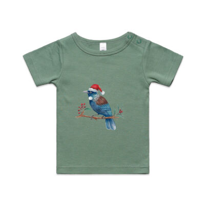 Christmas Tui Bird - AS Colour Organic Infant Wee Tee Thumbnail
